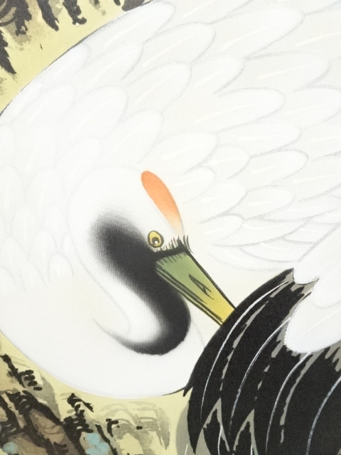 道具 ] - 道具 居伯筆 松竹梅鶴亀 肉筆絹本掛軸 | ネットショップ圭